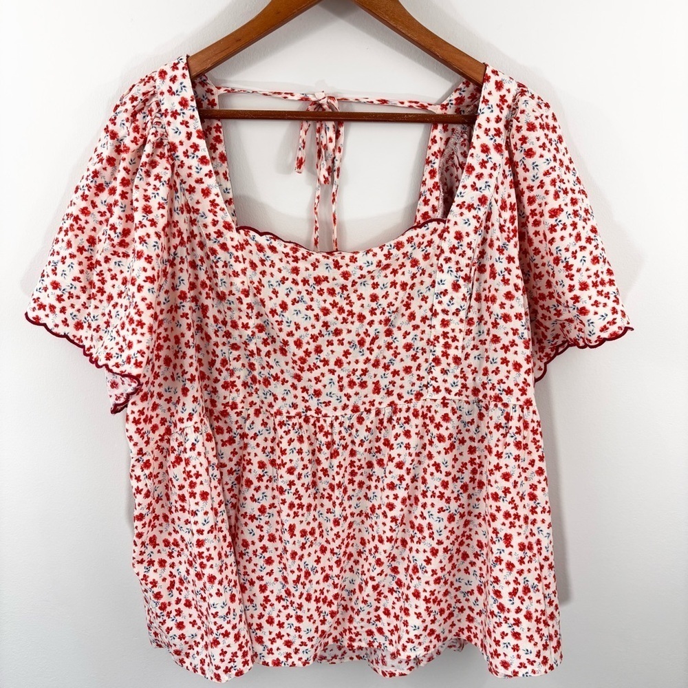 Old Navy floral print swing top